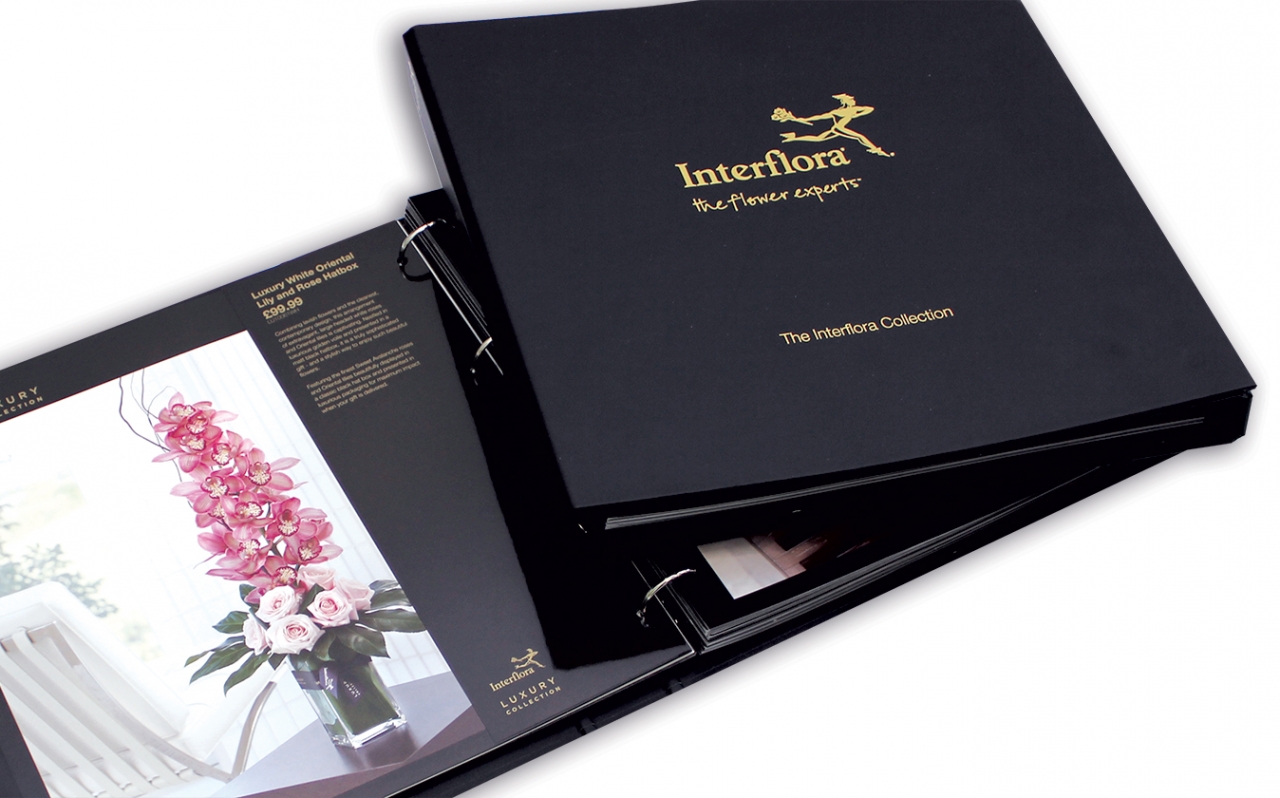 Interflora POS binder design