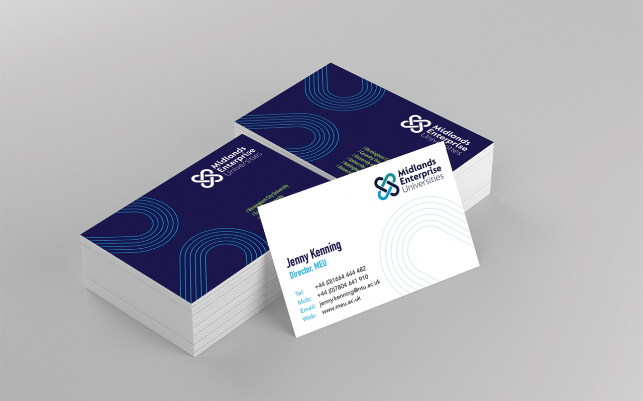 MEU Business card design