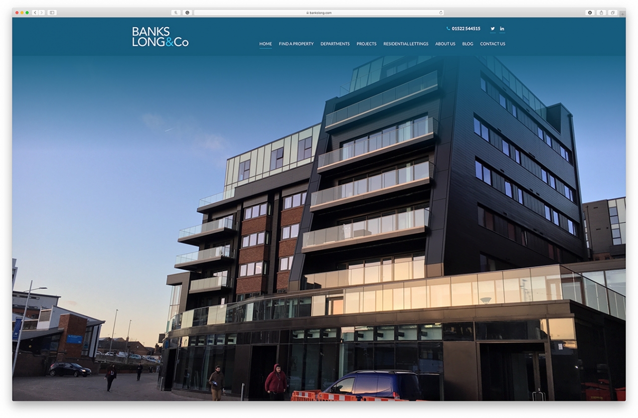 Banks Long & Co website homepage