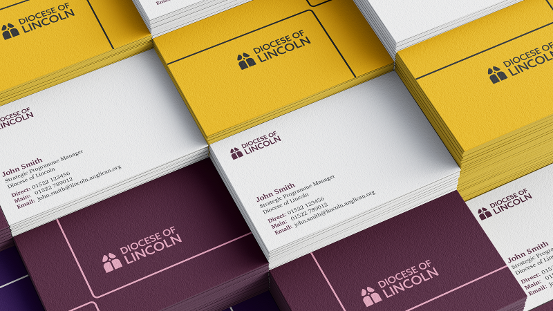 Diocese of Lincoln business cards