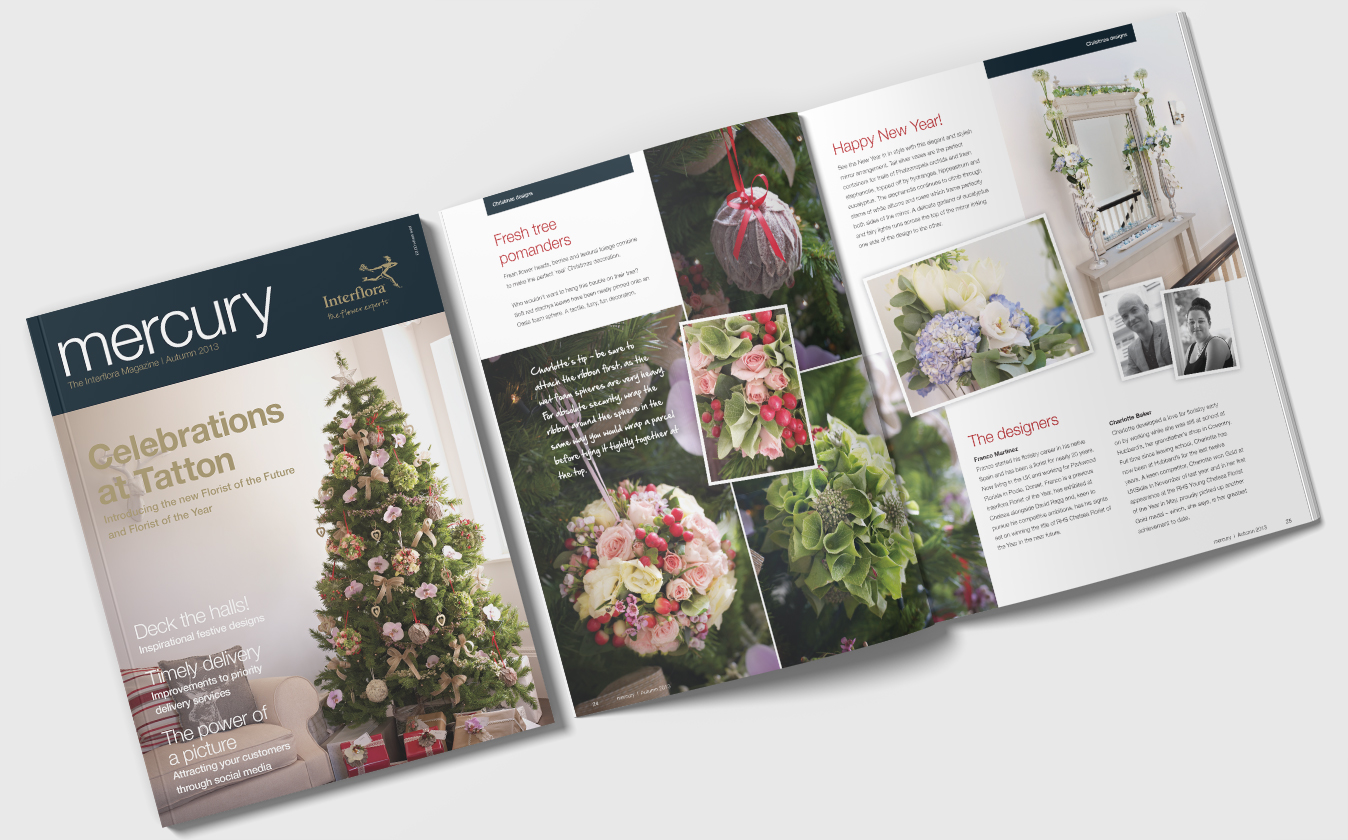 Interflora Mercury magazine