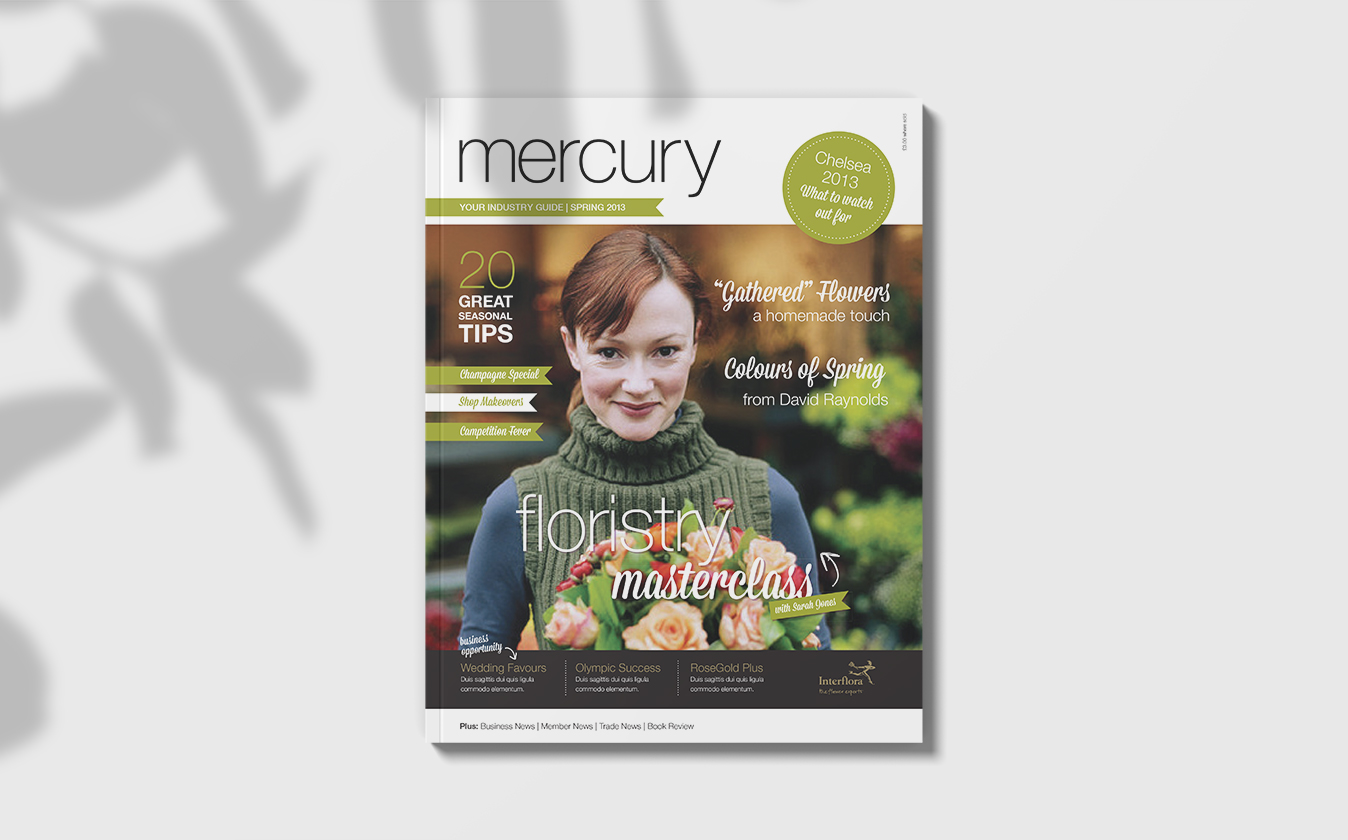 Interflora Mercury magazine