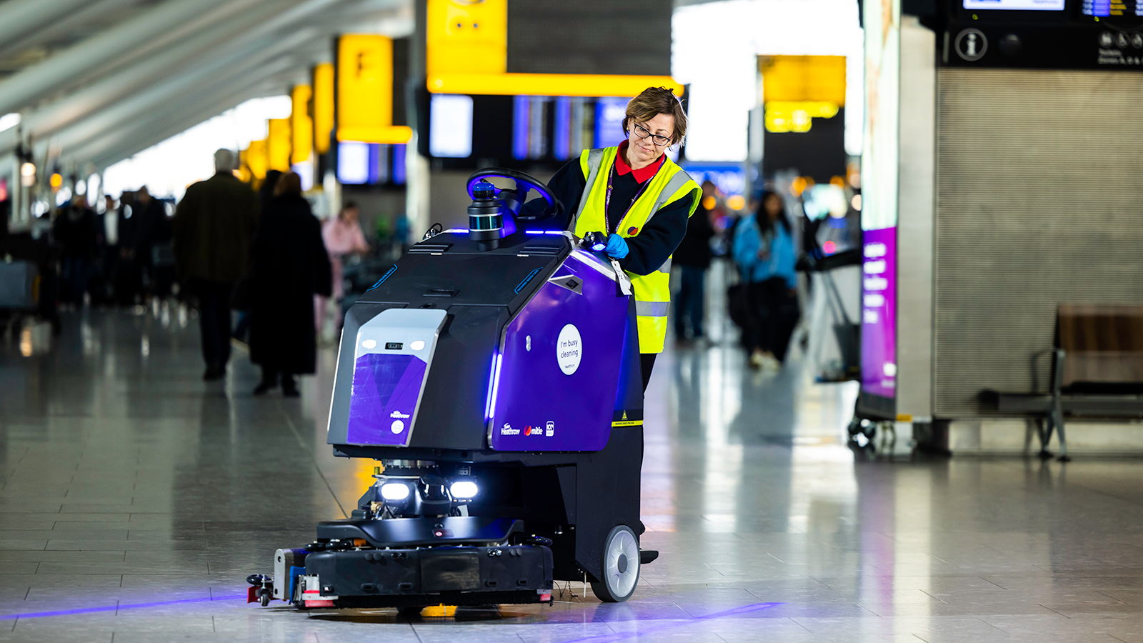 Mitie cleaning robot