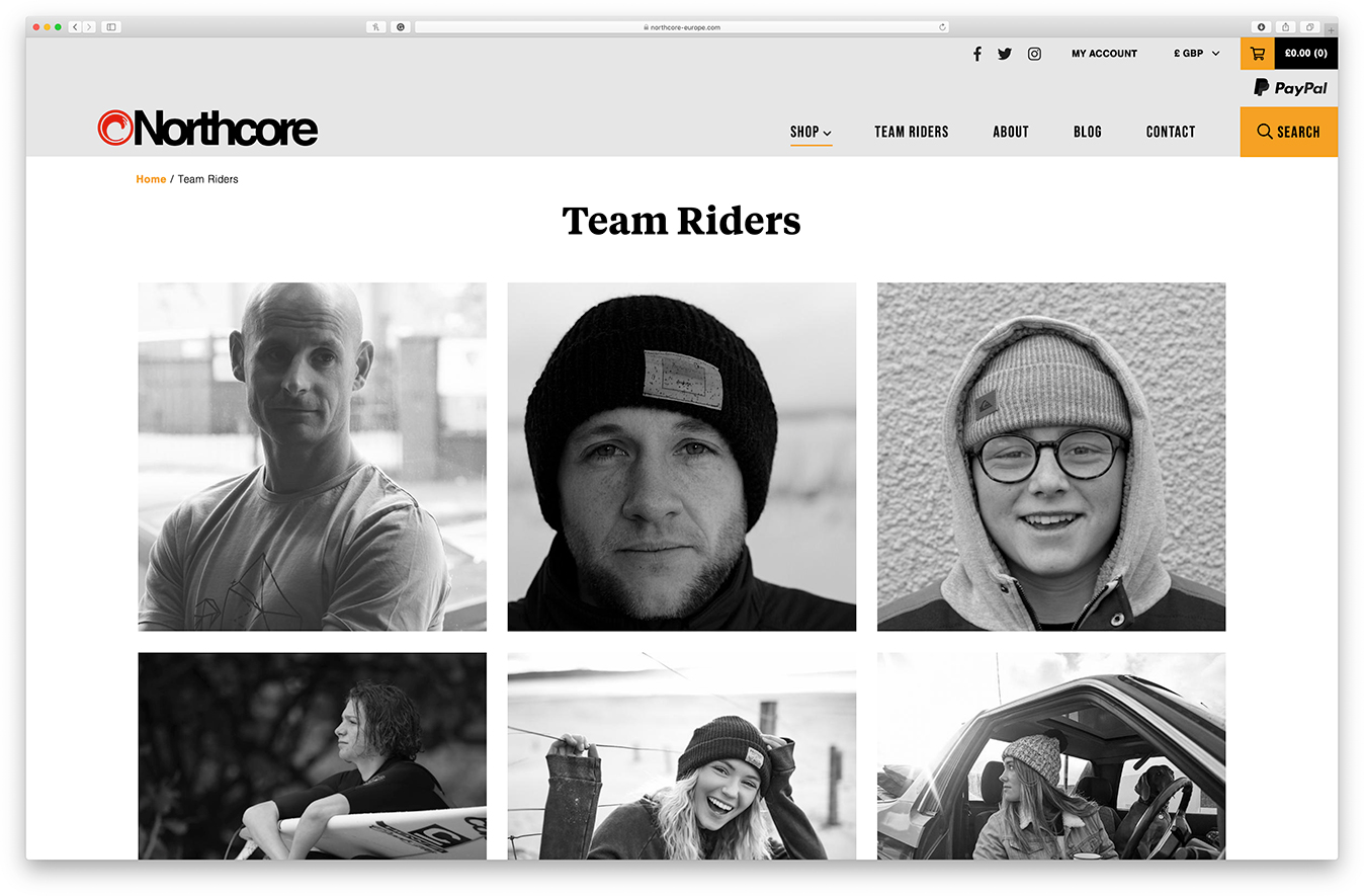 Northcore team riders