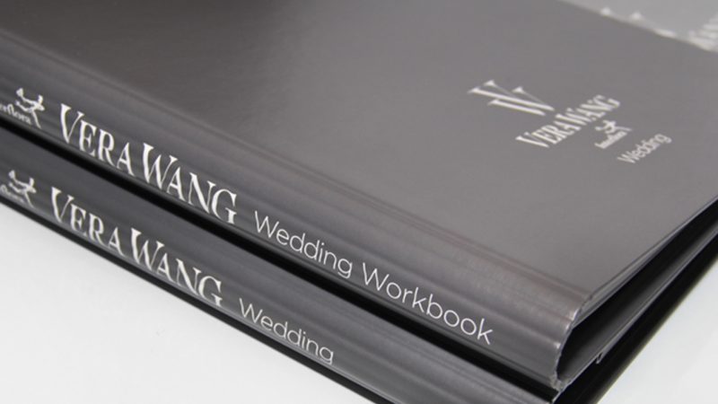 Vera Wang wedding workbooks