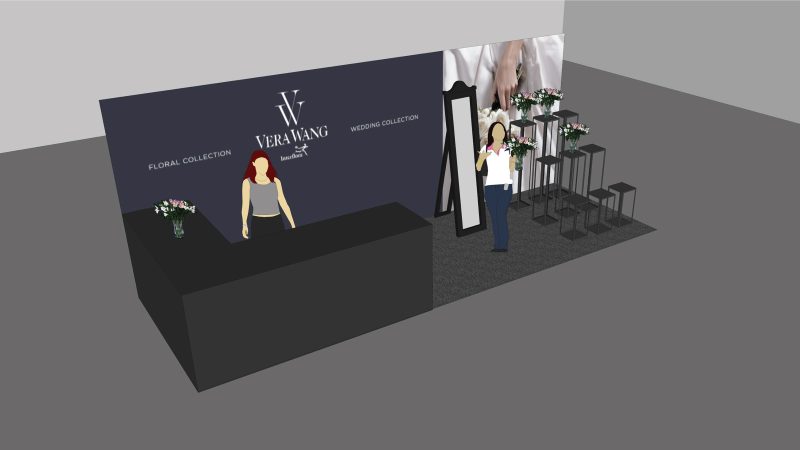 Vera Wang exhibition stand