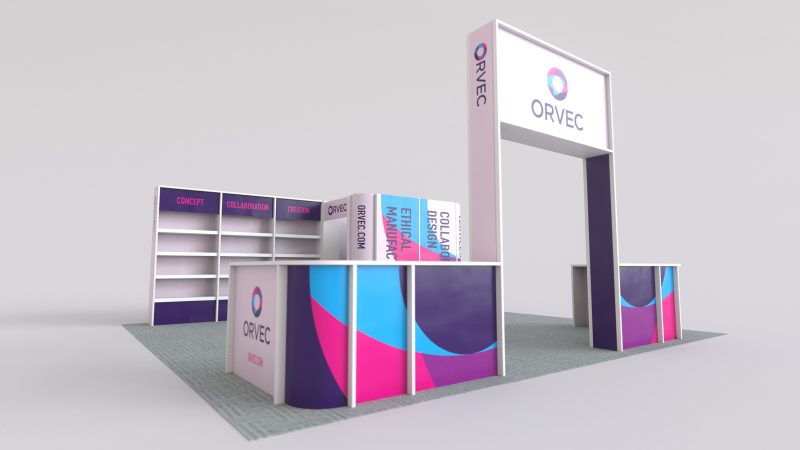 Orvec exhibition stand