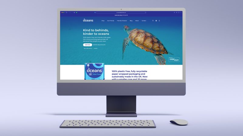 Oceans website homepage